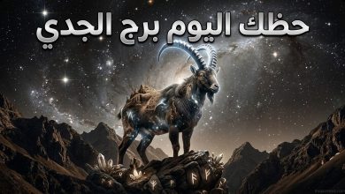 تصميم فني يبرز توقعات حظك اليوم برج الجدي الأربعاء 25 مارس مع رموز فلكية ترابية تعكس الصلابة، الانضباط، والنجاح المهني.