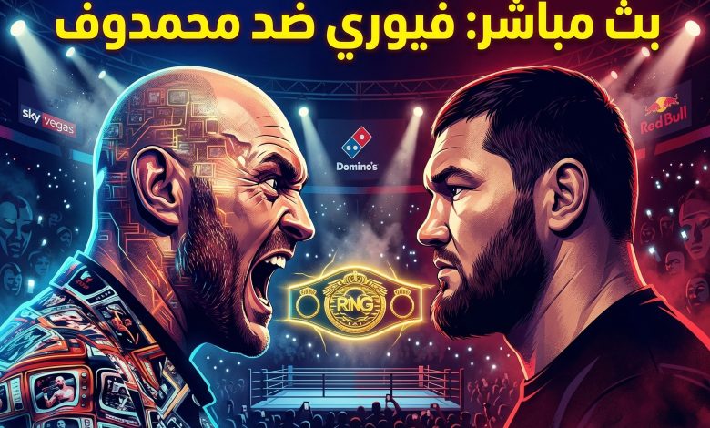 بث مباشر لصدام الملاكمة بين تايسون فيوري وأرسلان بيك محمدوف