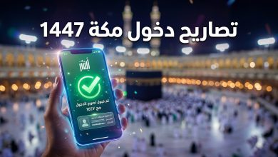 : واجهة منصة أبشر لإصدار تصاريح دخول مكة المكرمة للمقيمين لعام 1447