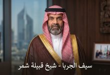 صورة سيف الجربا شيخ قبيلة شمر وعضو الفريق الرئاسي السوري