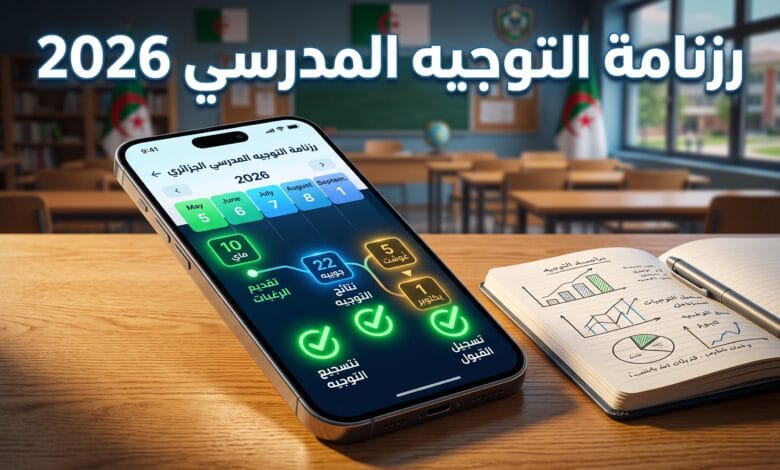 مواعيد وخطوات تقديم طلب إعادة التوجيه المدرسي في الطور الثانوي عبر النظام الرقمي لوزارة التربية.