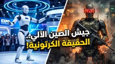 روبوتات عسكرية صينية شبيهة بالبشر في سيناريو قتالي