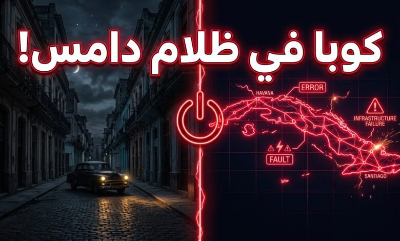 ظلام تام يغطي هافانا إثر انهيار شبكة الكهرباء الوطنية في كوبا