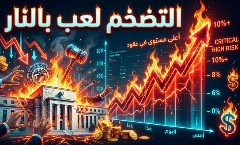 مسؤول بالفيدرالي يحذر من استمرار ارتفاع التضخم الأميركي ووصفه بلعب بالنار