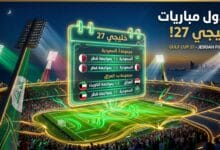 جدول مباريات وتوقيتات كأس الخليج العربي خليجي 27 في جدة