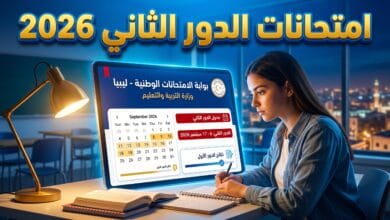 تفاصيل وجدول امتحانات شهادة الثانوية العامة 2026 الدور الثاني في ليبيا علمي وأدبي