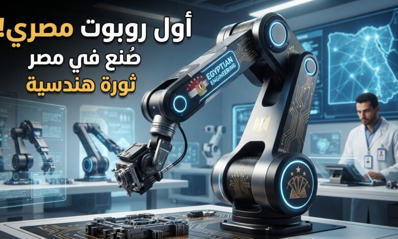جامعة المنصورة تشارك في إطلاق أول روبوت صناعي بأياد مصرية