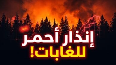 إنذار عاجل بخطر حرائق الغابات في أقاليم المغرب