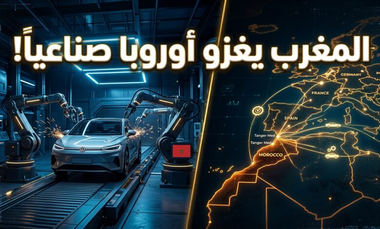 صادرات المغرب من السيارات والتجهيزات الصناعية إلى الاتحاد الأوروبي