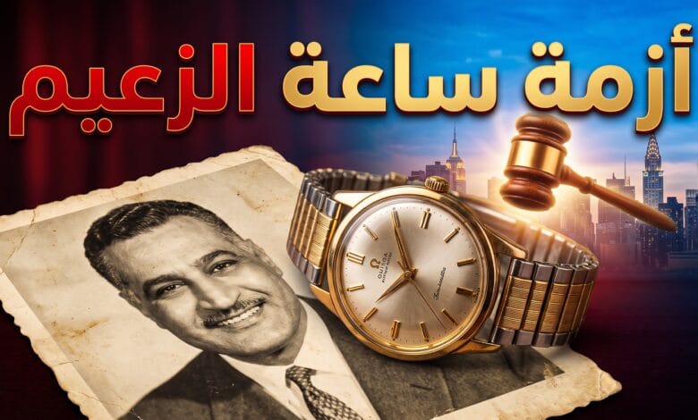 أزمة بين عائلة جمال عبدالناصر بسبب بيع ساعته الشخصية في مزاد بنيويورك