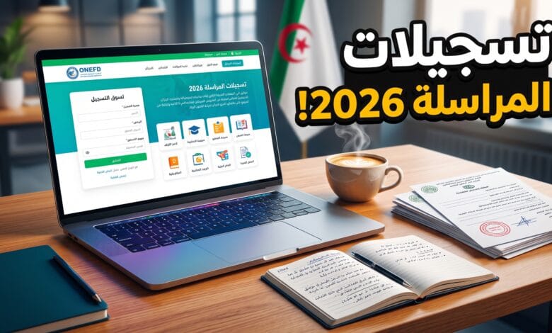 خطوات تسجيلات المراسلة 2026 عبر الديوان الوطني للتعليم عن بعد ONEFD