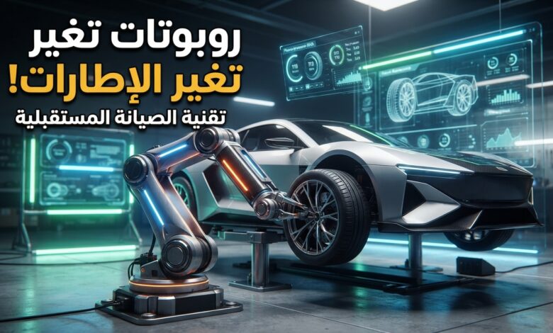روبوتات تدخل ورش السيارات وتغير 4 إطارات في 15 دقيقة