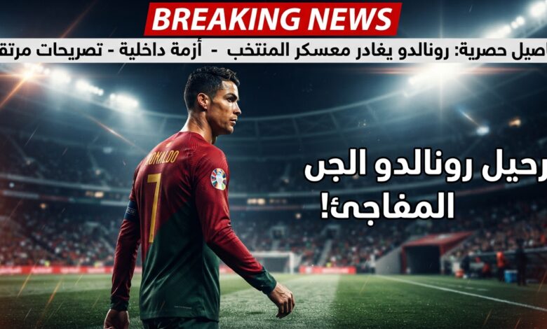 كريستيانو رونالدو يوجه رسالة نارية بعد مغادرة معسكر البرتغال في دوري الأمم الأوروبية