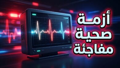شاشة نبضات القلب ترمز للوعكة الصحية الطارئة التي يمر بها الفنان سامح حسين