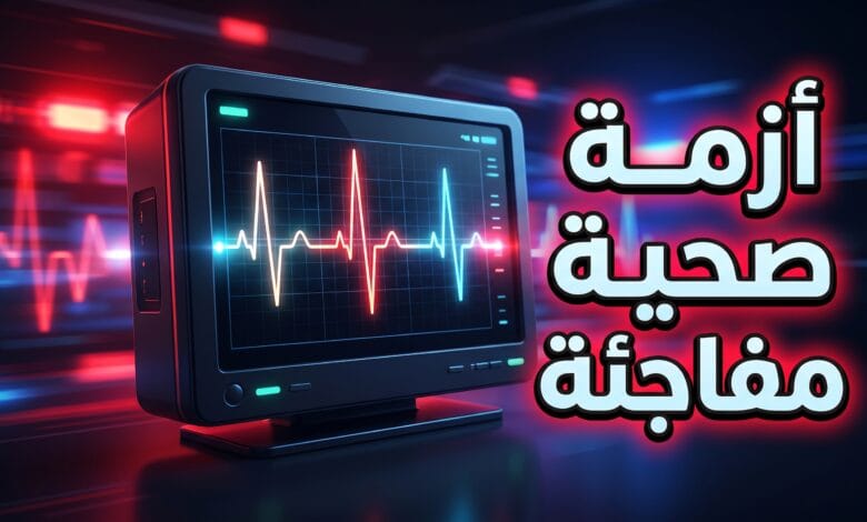 شاشة نبضات القلب ترمز للوعكة الصحية الطارئة التي يمر بها الفنان سامح حسين
