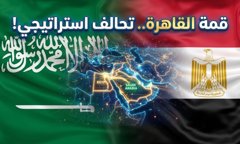 لقاء القمة بين ولي العهد السعودي محمد بن سلمان والرئيس المصري عبد الفتاح السيسي في القاهرة لبحث العلاقات والتطورات الإقليمية