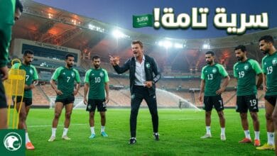 تدريبات المنتخب السعودي المغلقة استعدادا لمواجهة الكويت في كأس الخليج خليجي 27