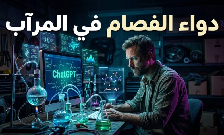 رجل يصنع دواء لعلاج الفصام في مرآبه باستخدام تقنية ChatGPT