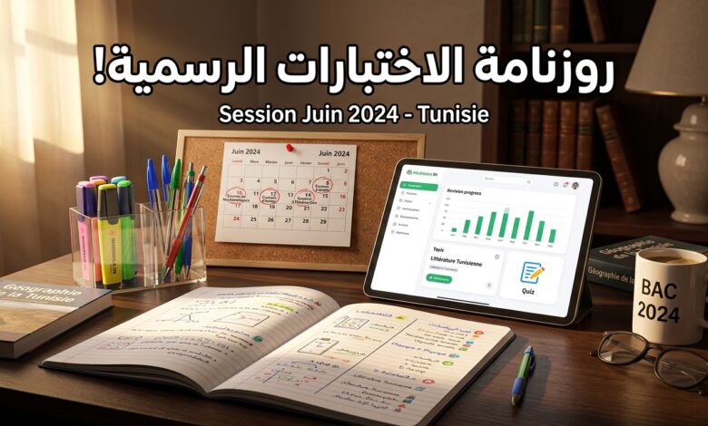 روزنامة مواعيد اختبارات تونس للمدارس والمعاهد للعام الدراسي الجديد