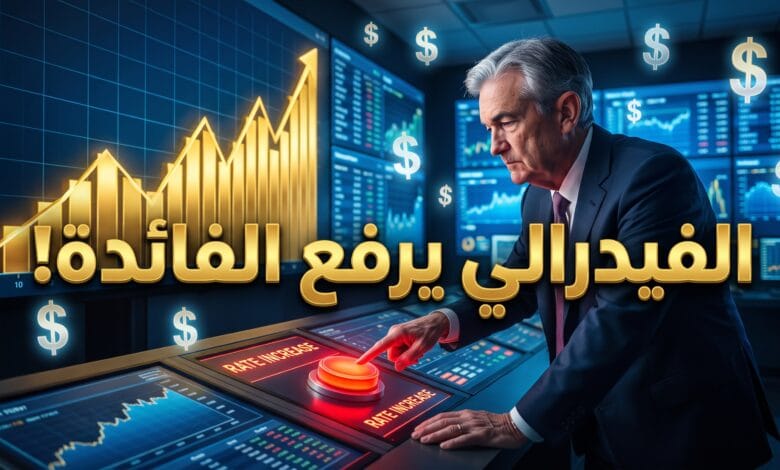 الاحتياطي الفيدرالي يرفع أسعار الفائدة الأمريكية مجدداً