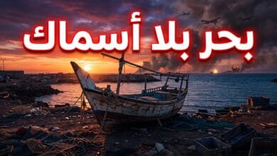 قوارب صيد متوقفة في اليمن تعكس أزمة الأسماك بسبب الحرب والتوترات