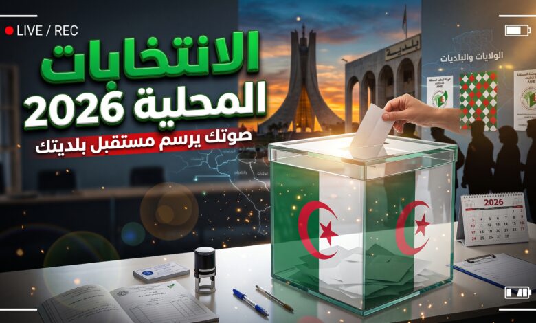 صندوق اقتراع يعبر عن موعد الانتخابات المحلية في الجزائر 2026