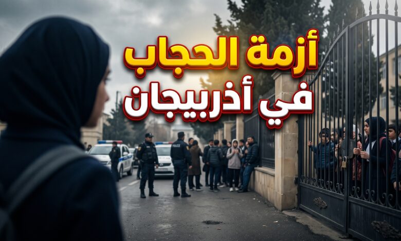 احتجاجات الطالبات وأولياء الأمور ضد قرار منع الحجاب في المدارس الأذربيجانية
