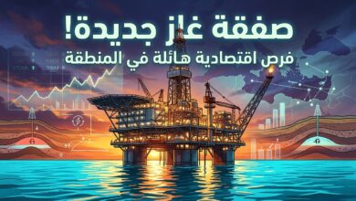 منصة حفر واستكشاف للغاز والنفط في البحر المتوسط تابعة لشركة شيفرون