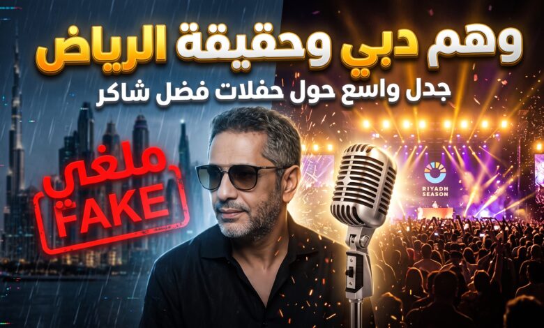 حقيقة حفل فضل شاكر المزعوم في دبي وتفاصيل عودته في موسم الرياض