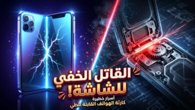 تفكيك هاتف آيفون ديو وكشف سبب تشقق الشاشة القابلة للطي