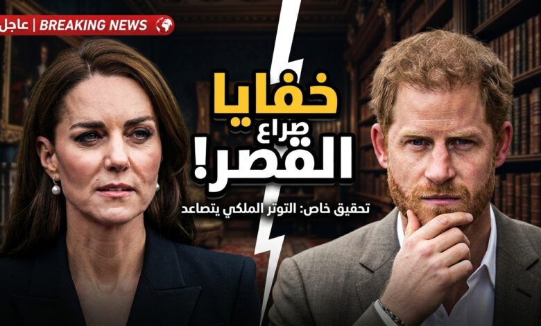 الكشف عن خفايا التوتر بين الأميرة كيت والأمير هاري وميغان ماركل