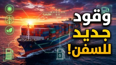 سفينة حاويات مخصصة للملاحة في أعالي البحار تعمل بالإيثانول كوقود بحري بديل