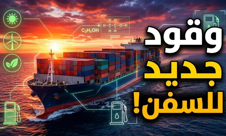 سفينة حاويات مخصصة للملاحة في أعالي البحار تعمل بالإيثانول كوقود بحري بديل