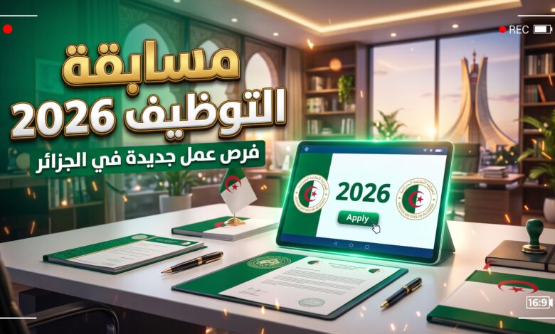 إعلان مسابقة توظيف الديوان الوطني للامتحانات والمسابقات لعام 2026