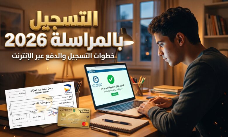 الدليل الشامل لخطوات التسجيل في الدراسة بالمراسلة 2026-2027