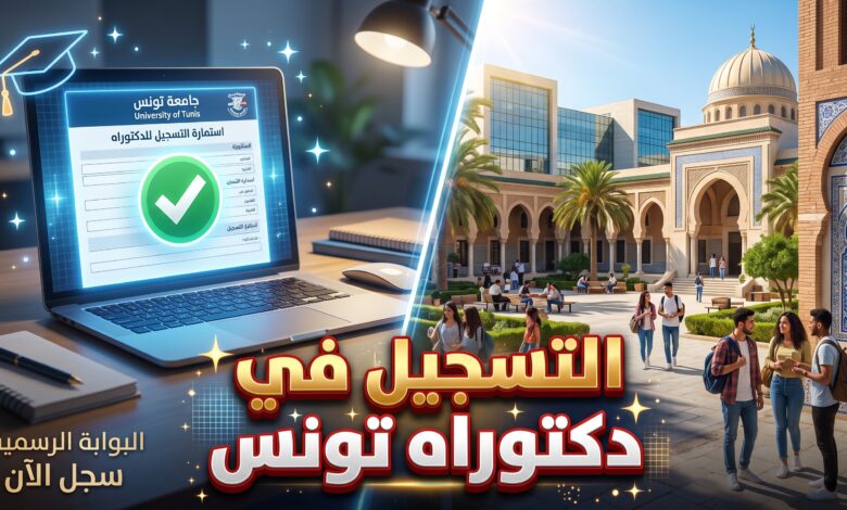 رابط التسجيل في الدكتوراه بتونس 2026-2027 للطلبة الدوليين