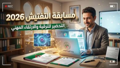 التسجيل في امتحان مفتش التعليم الابتدائي 2026 عبر المنصة الرقمية