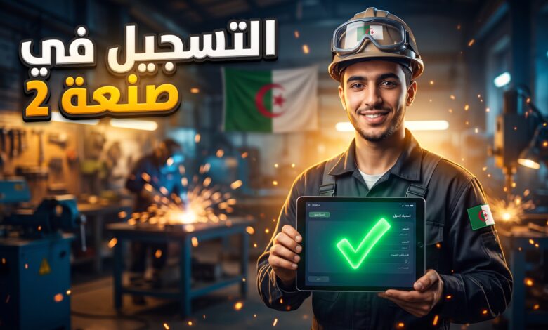 خطوات ورابط التسجيل في برنامج صنعة 2 بالجزائر 2026