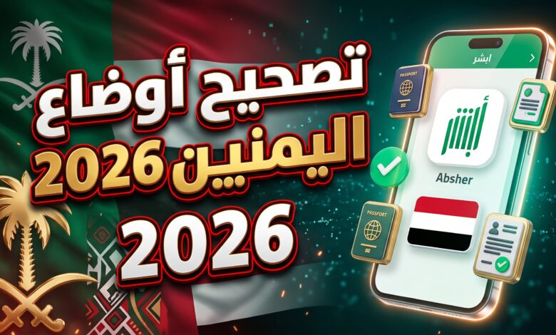 خطوات ورابط تصحيح أوضاع المقيمين والزائرين اليمنيين في السعودية